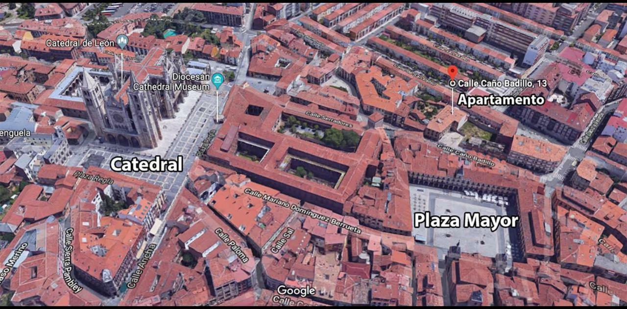 Apartamento Cano Badillo - Plaza Mayor - Leonapartamentos Bagian luar foto